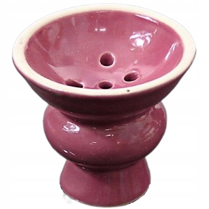 Ceramiczny cybuch do shishy o wysokości 5,9 cm i średnicy 6,4 cm