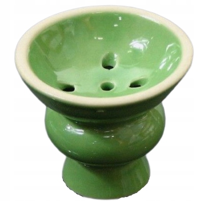 Ceramiczny cybuch do shishy o wysokości 5,9 cm i średnicy 6,4 cm
