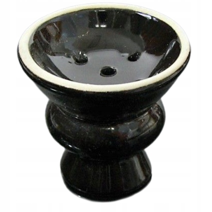 Ceramiczny cybuch do shishy o wysokości 5,9 cm i średnicy górnej 6,4 cm