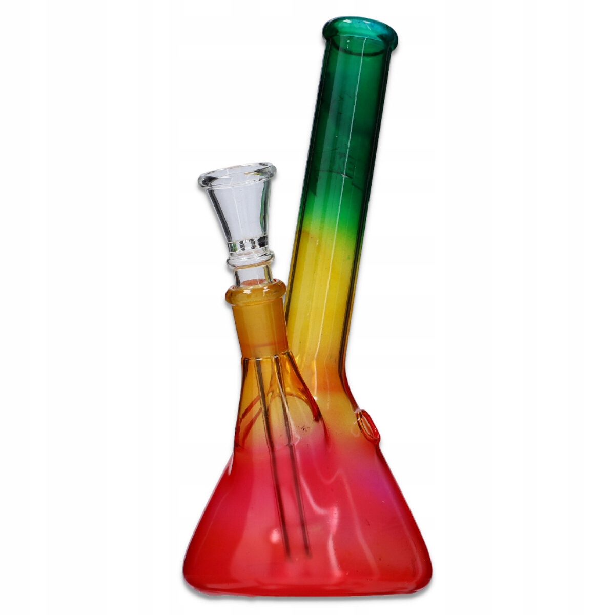 Szklane bongo Chillout 20 cm ze sprzęgłem i zestawem sitek