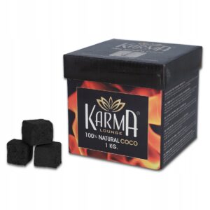 Naturalny węgiel kokosowy do shishy 1 kg 64 kostki 26 mm