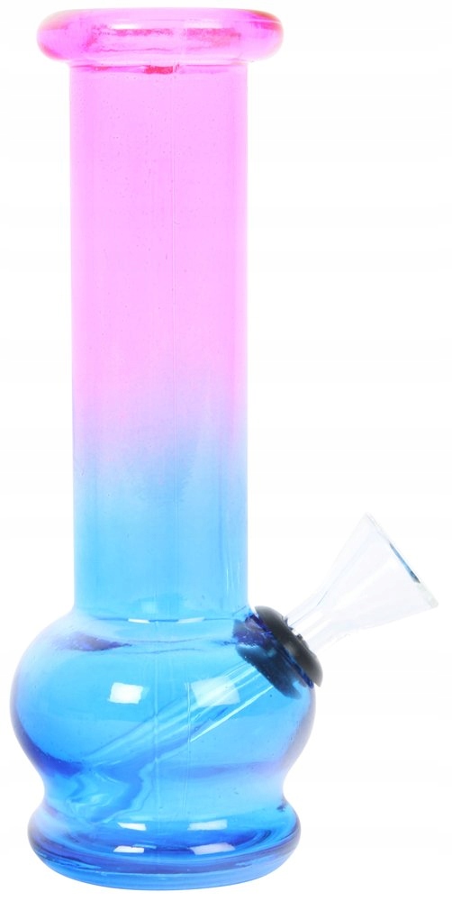 Mini bongo szklane 15 cm z ozdobnym wzorem