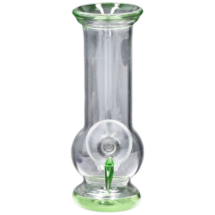 Mini bongo szklane Bonio 12 cm z cybuchem w losowym kolorze
