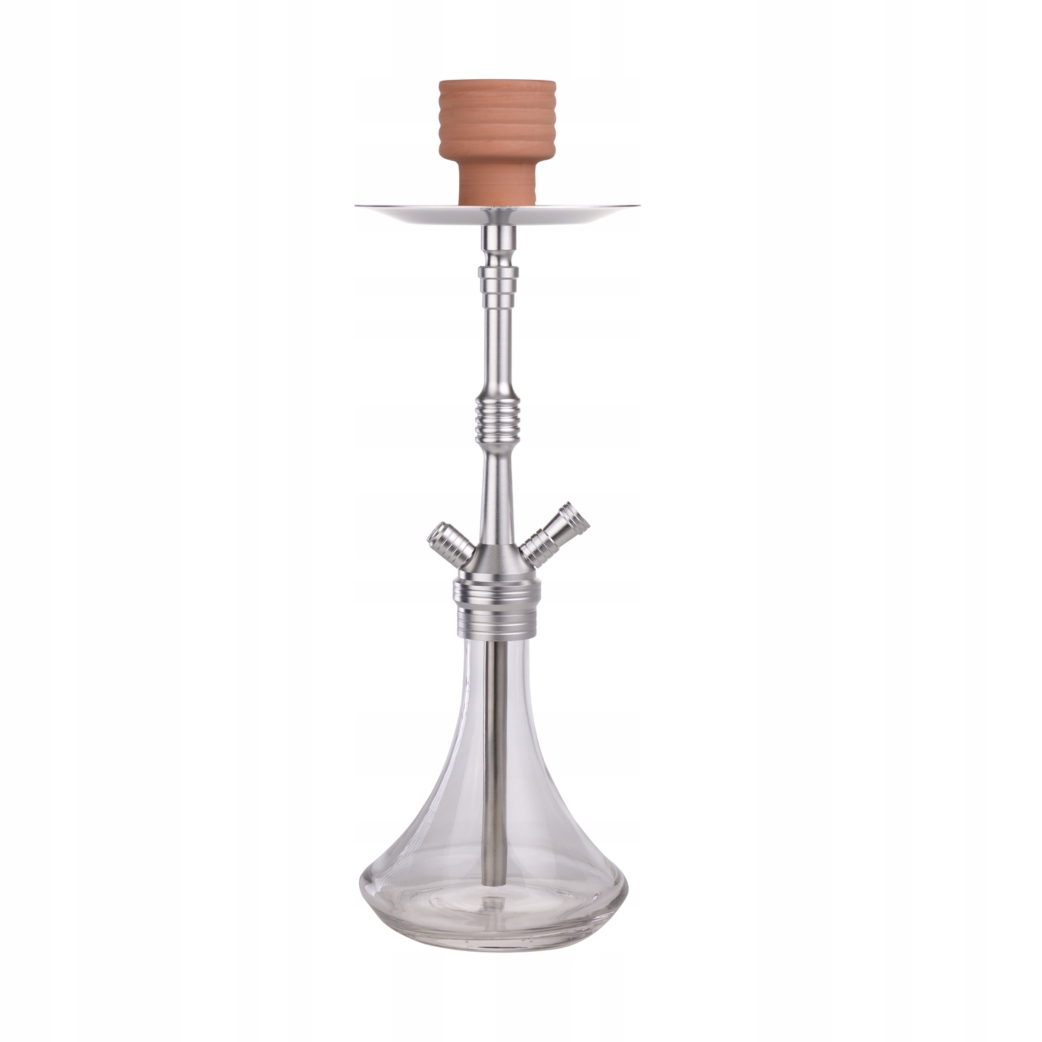 Shisha Al Malik Tanger 55 cm ze szklanym dzbanem i metalowym korpusem