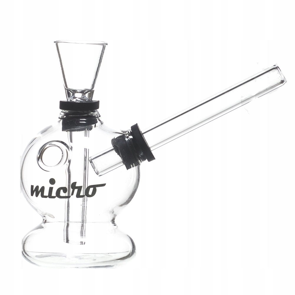 Szklane bongo Amsterdam Micro 10 cm ze sprzęgłem