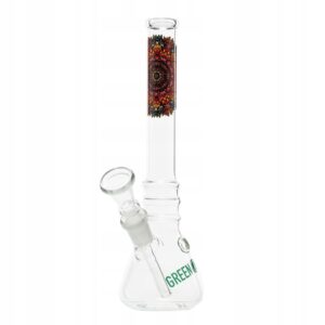Szklane bongo Amsterdam Greenline Celtic 21 cm z motywem celtyckim
