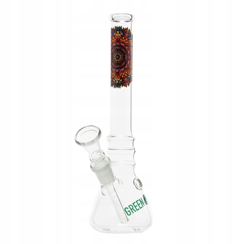 Szklane bongo Amsterdam Greenline Celtic 21 cm z motywem celtyckim