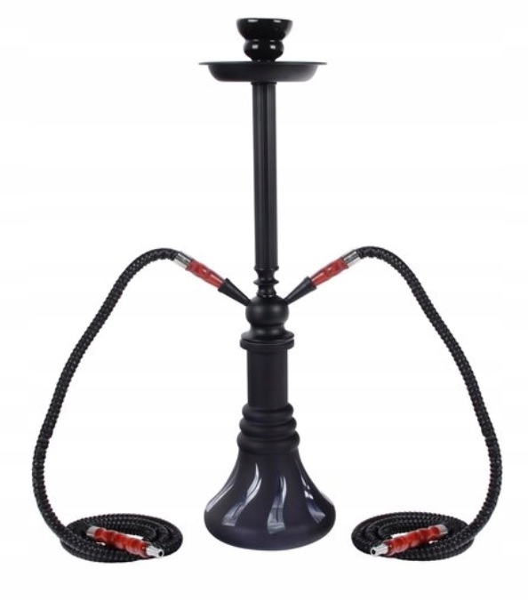 Shisha Devil 57 cm z dwoma wężami i zestawem startowym