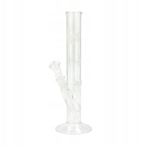 Szklane bongo Amsterdam Sand Leaf 26 cm ze sprzęgłem, chillum i szlifem 14,5 mm