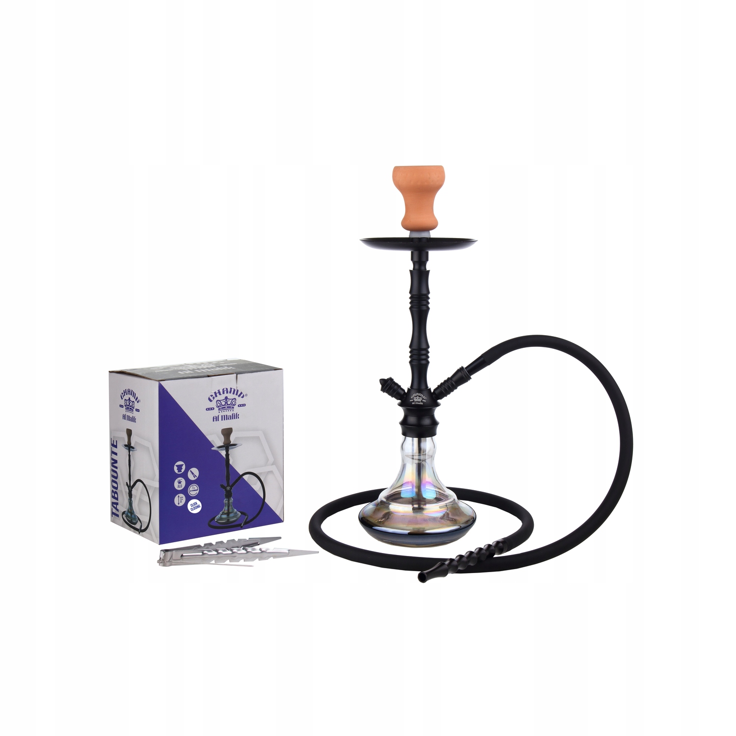 Shisha Al Malik Tabounte 50 cm Rainbow z akcesoriami w zestawie