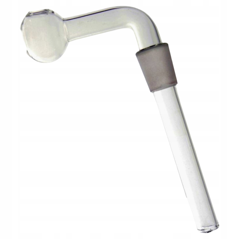 Szklany cybuch adapter do olejków ze szlifem 18,8 mm i długością 10 cm
