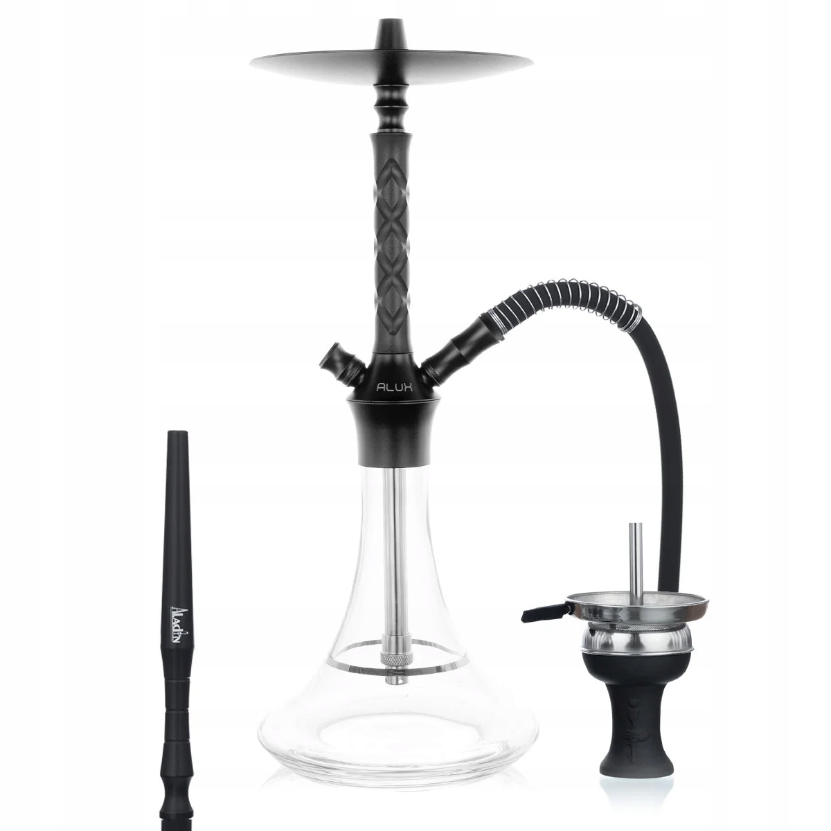 Shisha Aladin Alux 3.1 Black 48 cm z systemem Closed Chamber