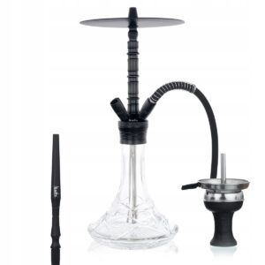Shisha Aladin Alux 7 Black 53 cm z adapterami na 4 węże