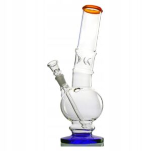 Bongo szklane lodowe 28 cm ze sprzęgłem szlif 14,5 mm