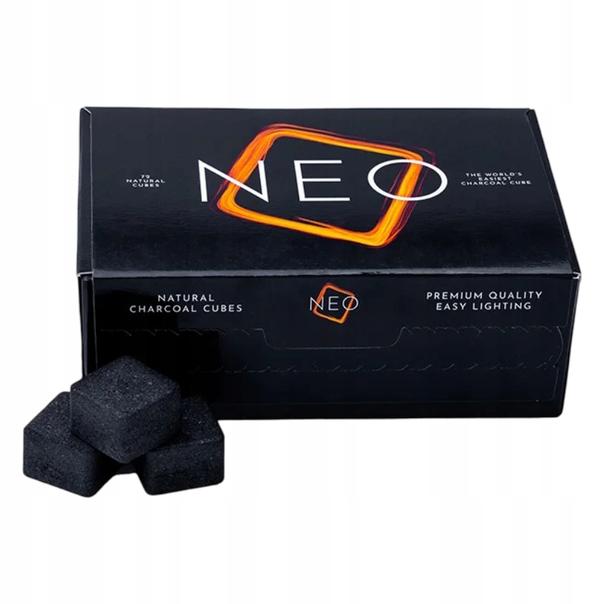Węgielki samorozpalające Three Kings NEO 72 sztuki do shishy