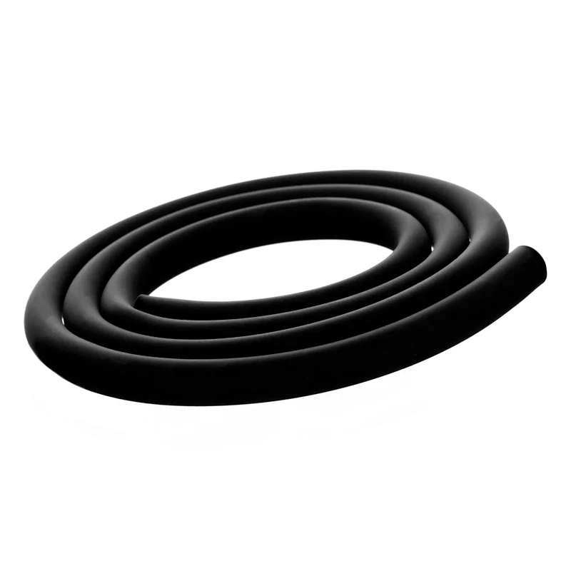 Czarny silikonowy wąż Aladin 150 cm do shishy