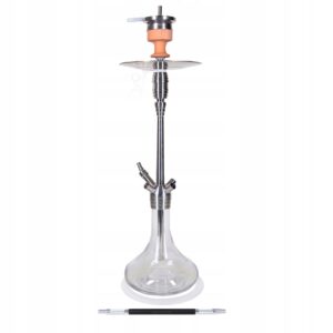 Shisha AMY Deluxe SS05 Feather Steel 82 cm ze stali nierdzewnej