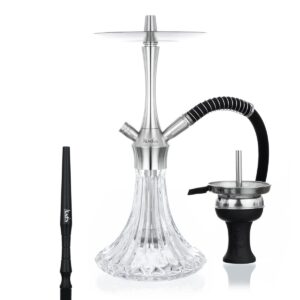 Shisha Aladin MVP A36 M1 Clear z kryształowym dzbanem i stalową kolumną