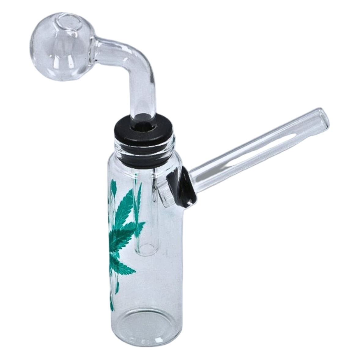 Mini bongo szklane Oil Bong 13 cm ze specjalnym cybuchem