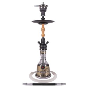 Shisha Amy Deluxe Oriental Tradi 79 cm z drewnianą kolumną i zdobionym dzbanem