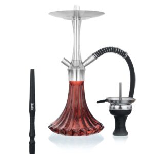 Shisha Aladin MVP A36 M1 Dark Red z kryształowym dzbanem